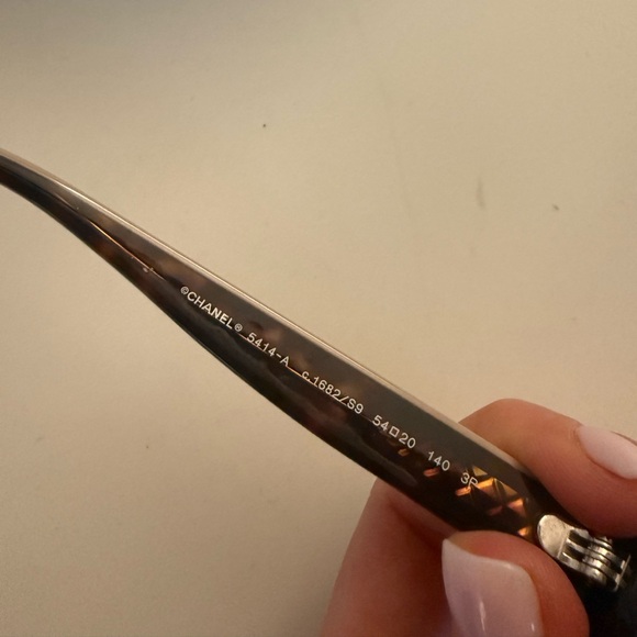 Chanel sunglasses tortoise cat eye OCH5414 great condition with case - Picture 8 of 10